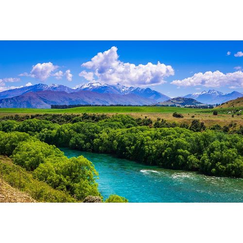 Bishop, Russ 아티스트의 River view from the Upper Clutha River Track-Central Otago-South Island-New Zealand작품입니다.